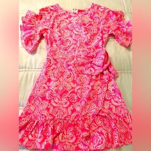 Lily Pulitzer pink wrap dress worn once